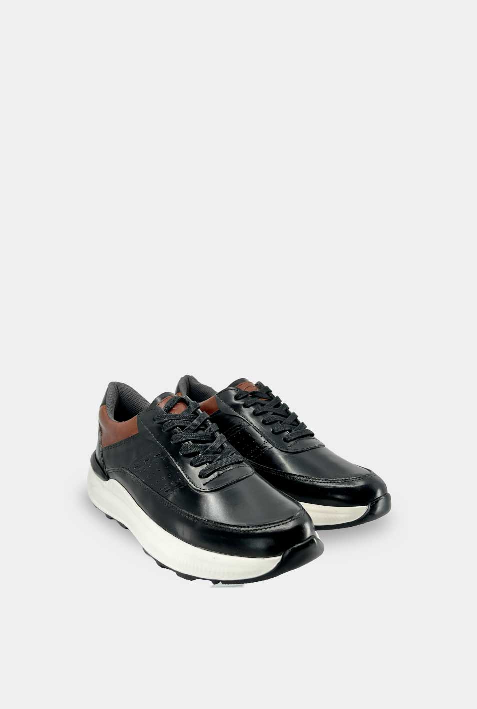 Sport Trébol Cuero Negro brillante