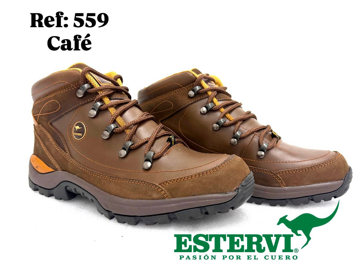 Bota 559 Cuero Café