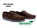 Mocasín Apache Cuero Graso