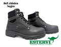 Bota Clásica Cuero Negro