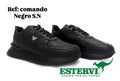 Sport Comando Cuero Negro S. Negra
