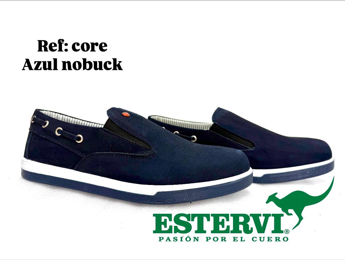 Sport Core Cuero Azul nobuk