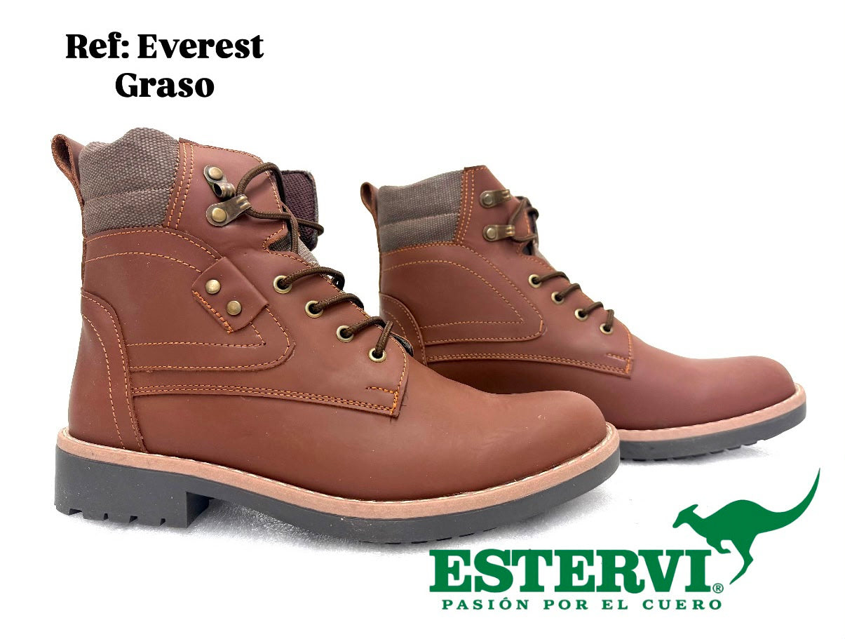 Bota Everest Cuero Graso