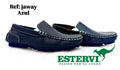 Mocasín Jaway Cuero Azul