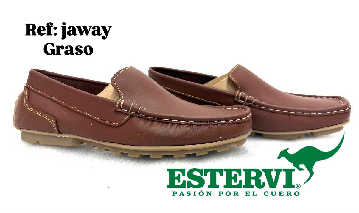 Mocasín Jaway Cuero Graso