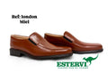 Zapato Mocasín London Cuero Miel