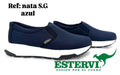 Tenis Nata S.G. Cuero Azul