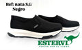Tenis Nata S.G. Cuero Negro