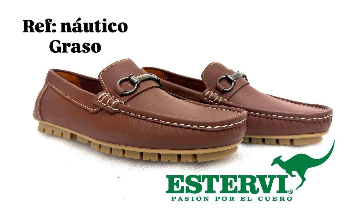 Mocasín Náutico Cuero Graso