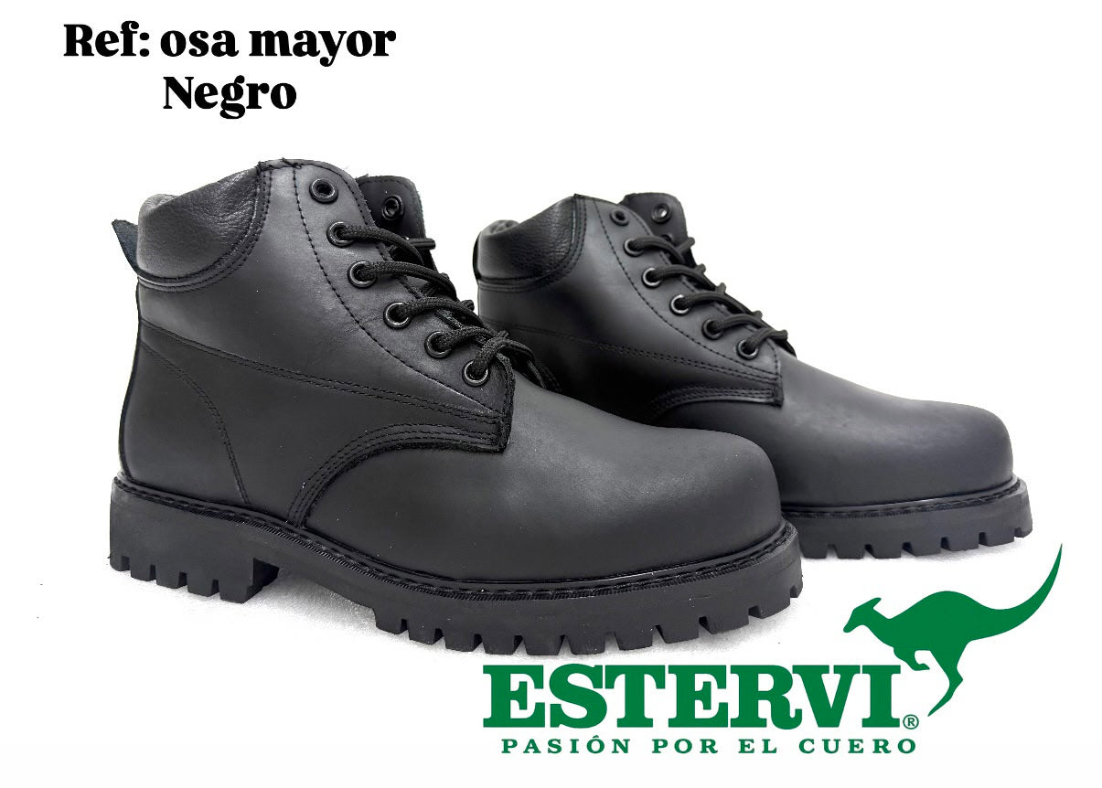 Bota Osa mayor Cuero Negro
