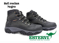 Bota Roclan Cuero Negro