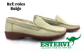 Mocasín Roles Cuero Beige