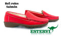 Mocasín Roles Cuero Salmón