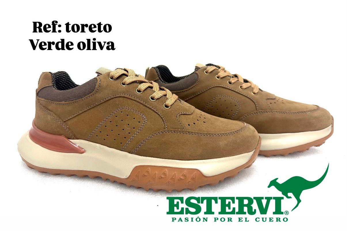 Sport Toreto Cuero Verde oliva