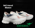 Tenis Travel Cuero Blanco