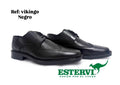 Zapato Vikingo Cuero Negro