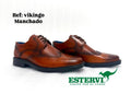 Zapato Vikingo Cuero Manchado