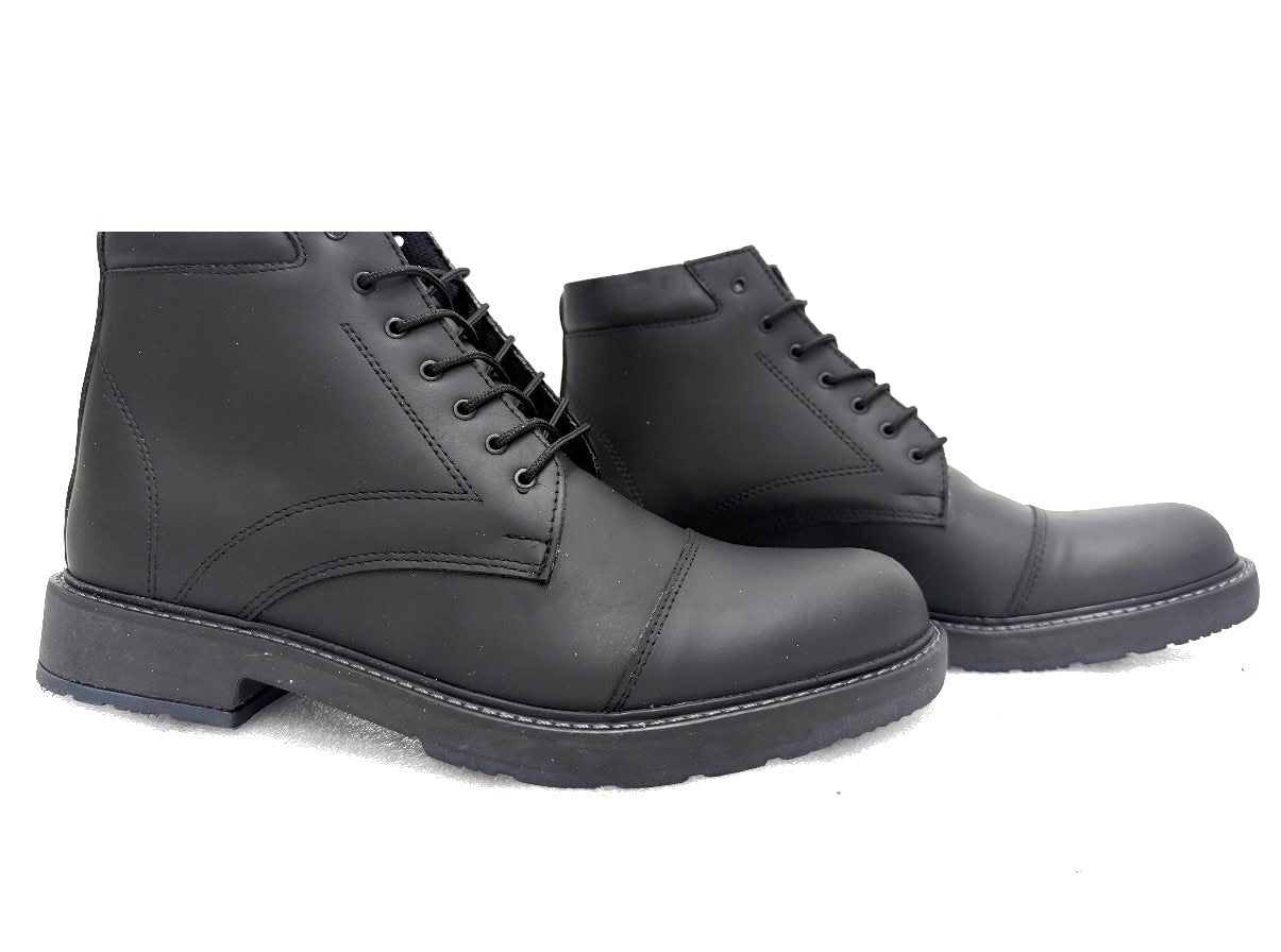 Bota Scarpa Cuero Negro